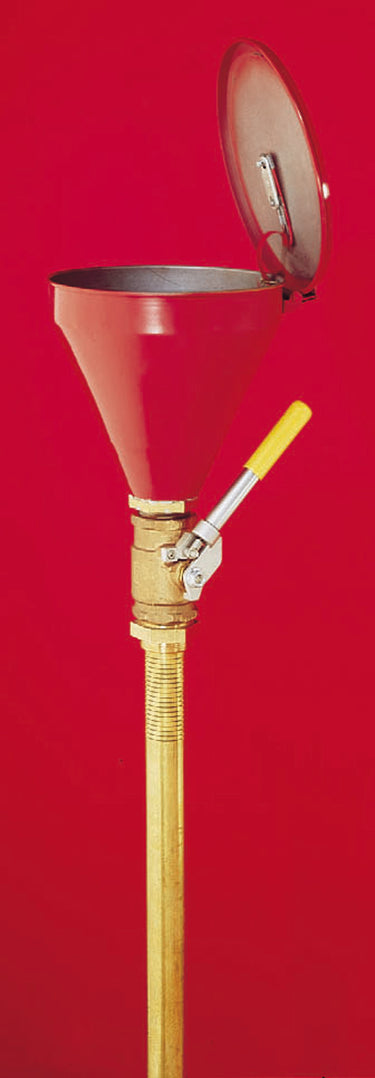 Self-Closing Funnel w/Check Valve, 32